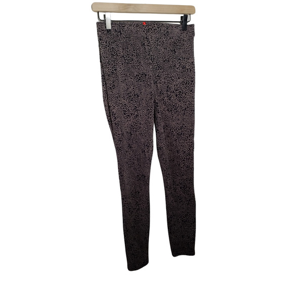 Spanx Womens Ankle Jean-ish Leggings Desert Dot Back Pockets Stretch Size Small - Picture 1 of 6